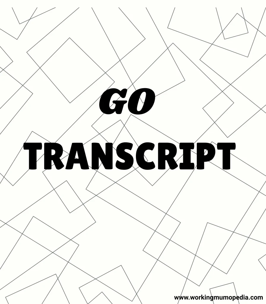 Transcripter app