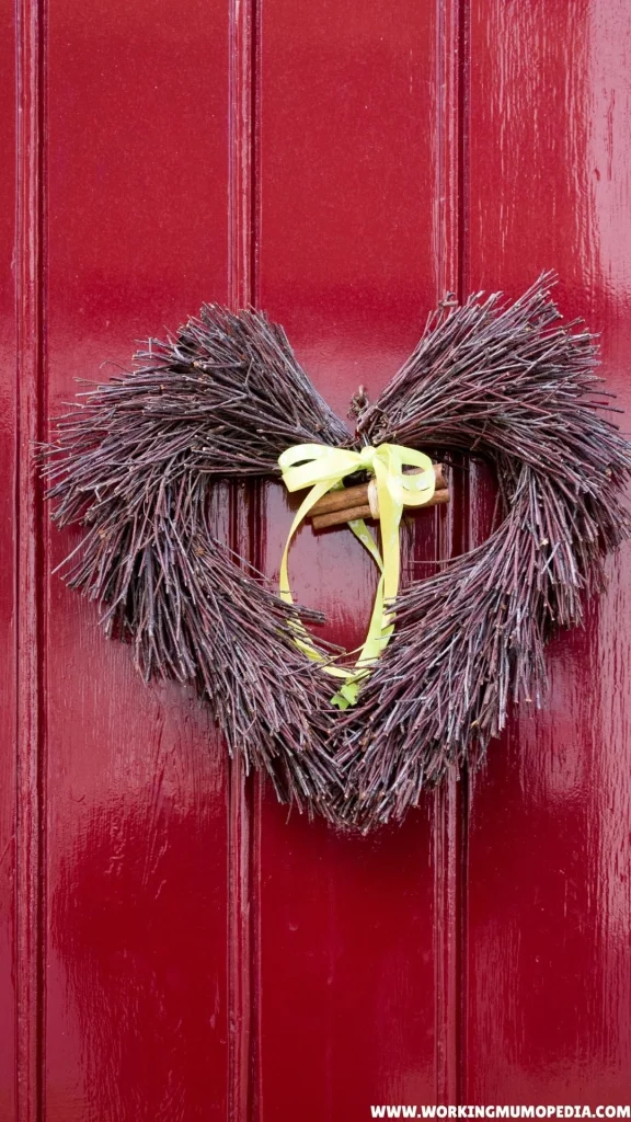 DIY wooden hearts