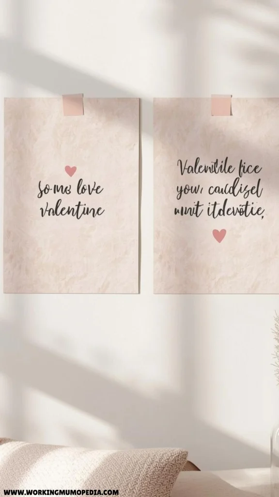 Elegant handwritten Valentine